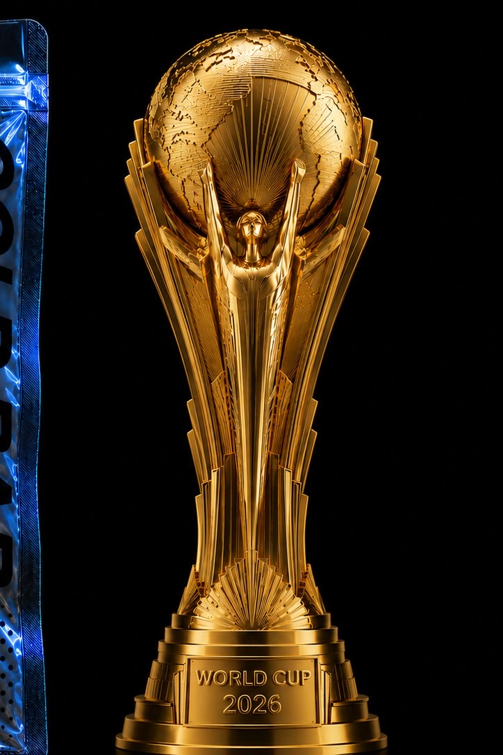 Trofeo art déco en oro